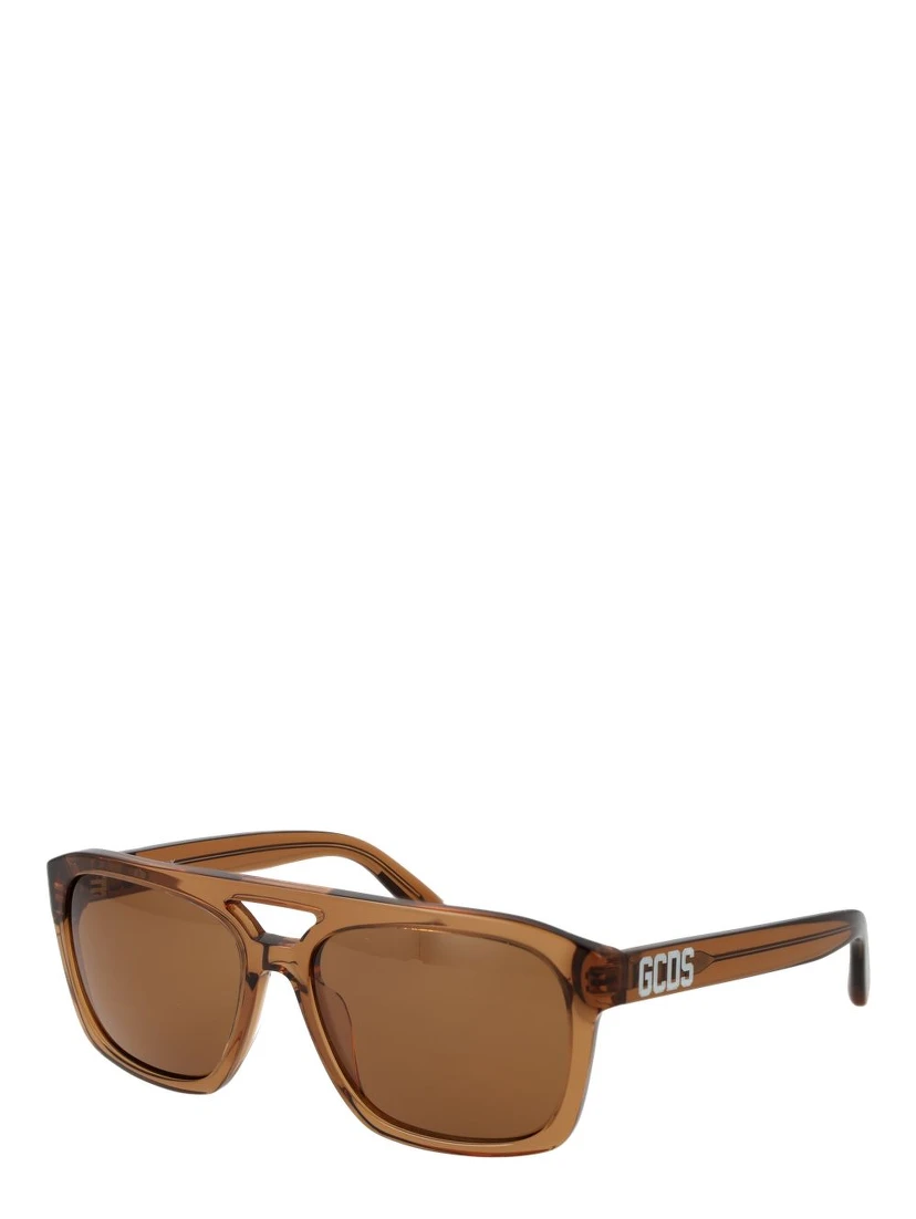Brown Plastic Sunglasses