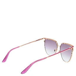Rose Gold Metal Sunglasses
