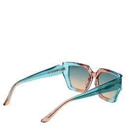 Turquoise Plastic Sunglasses