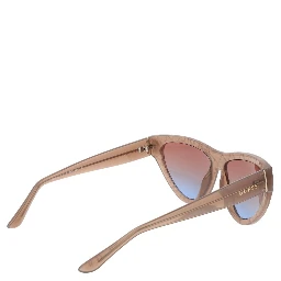 Beige Plastic Sunglasses