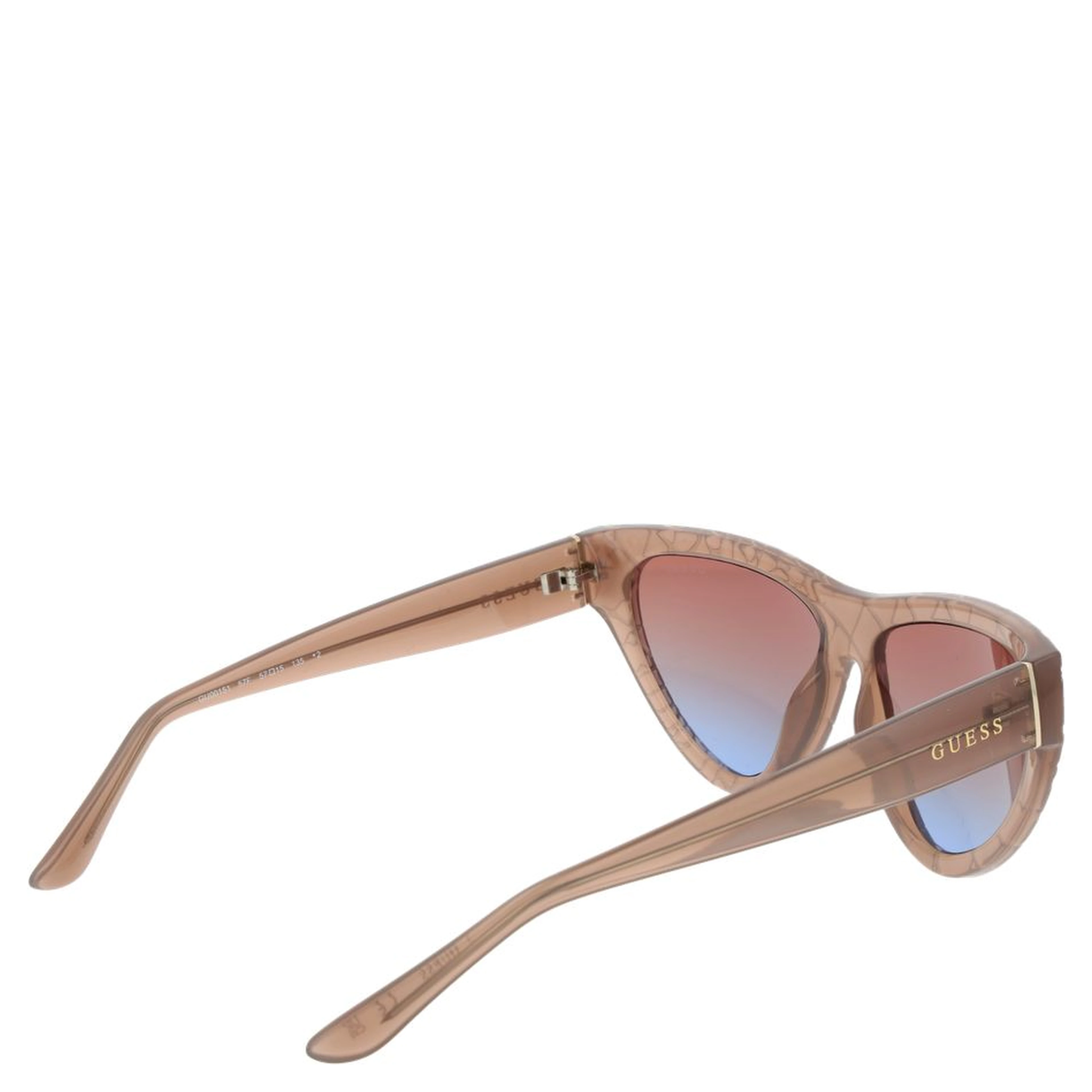 Beige Plastic Sunglasses