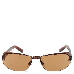 Brown Metal Sunglasses