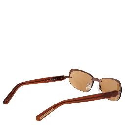 Brown Metal Sunglasses