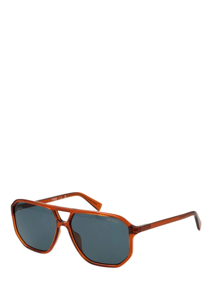 Orange Plastic Sunglasses
