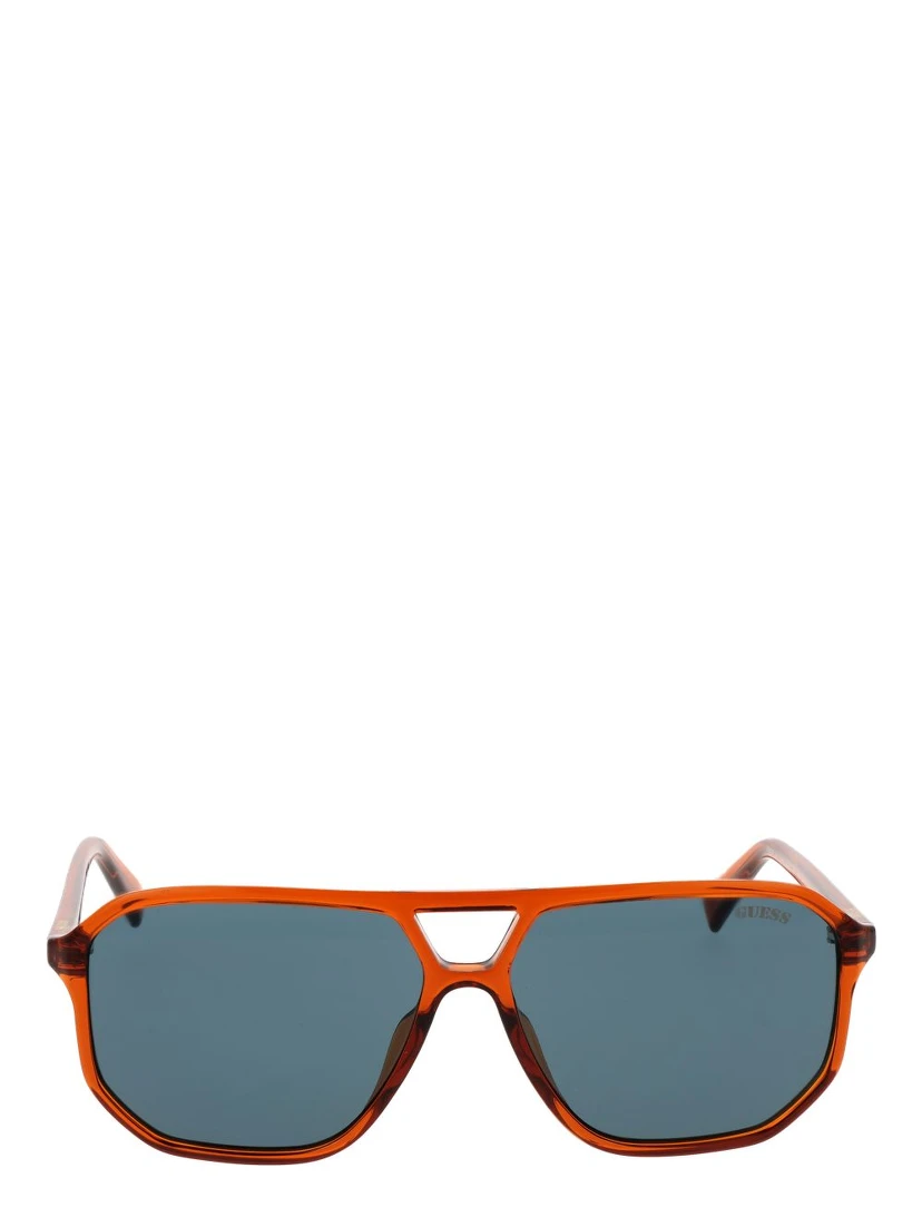Orange Plastic Sunglasses