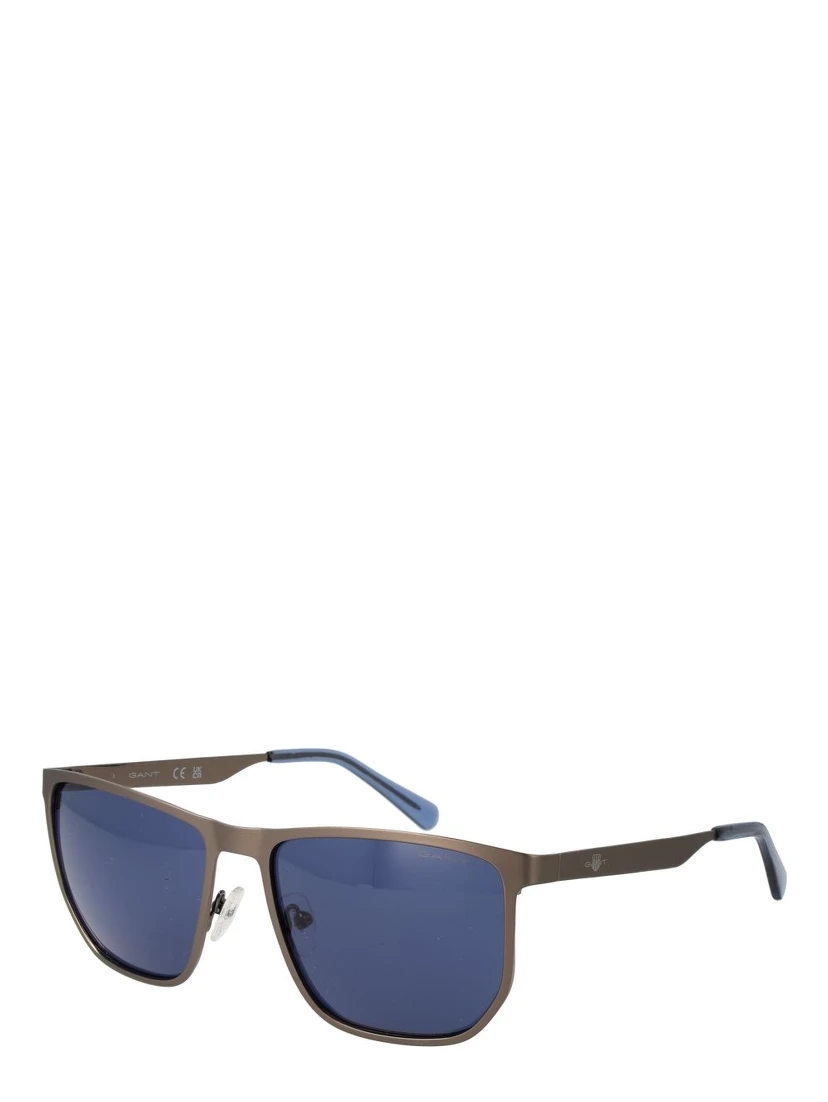 Gray Metal Sunglasses