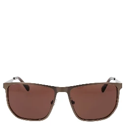 Brown Metal Sunglasses