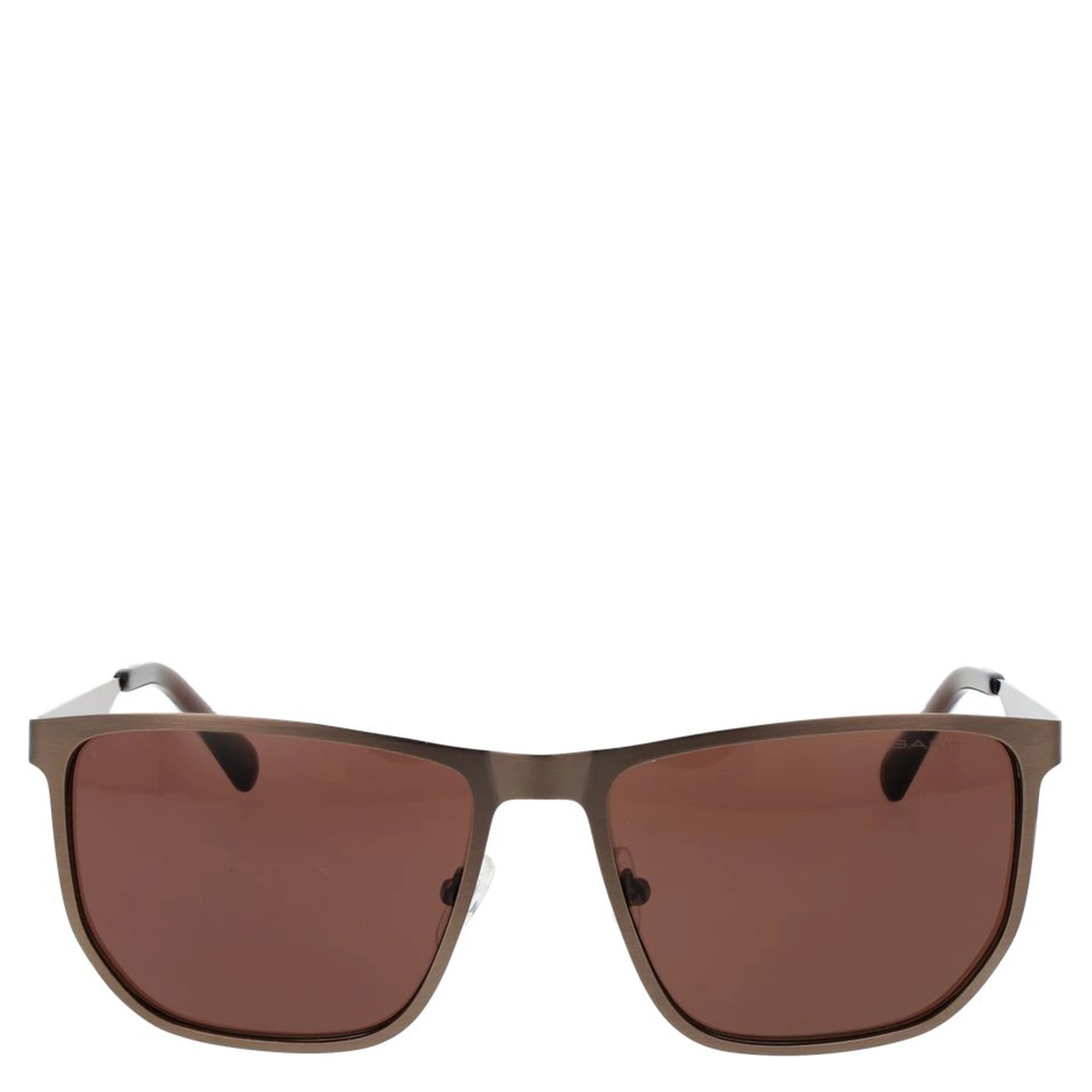 Brown Metal Sunglasses