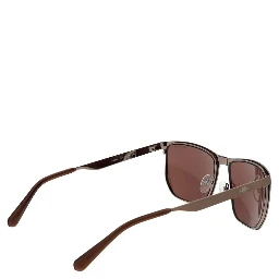 Brown Metal Sunglasses