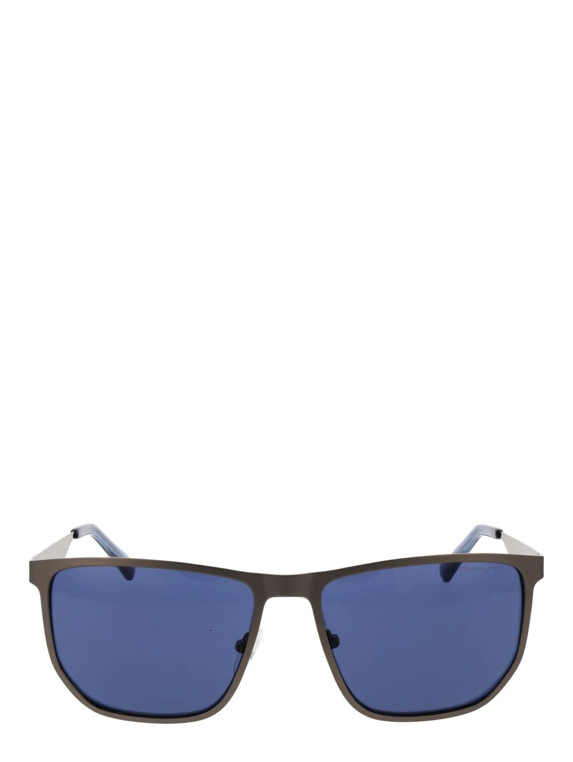 Gray Metal Sunglasses