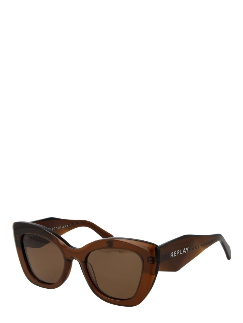 Brown Acetate Sunglasses