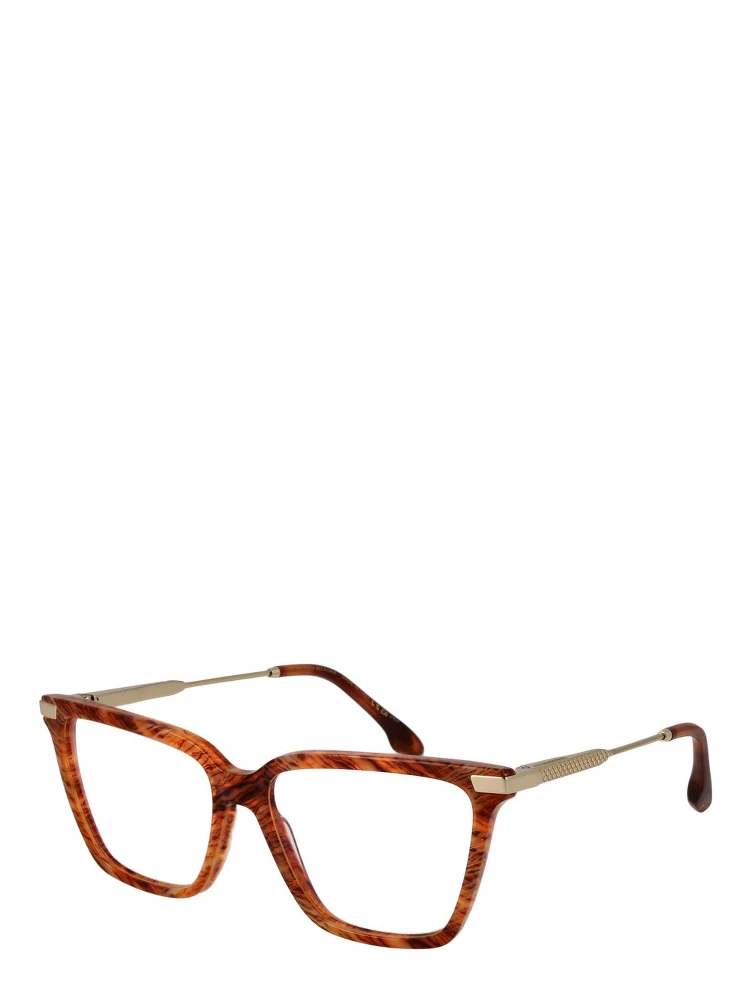 Orange Metal & Plastic Glasses (Frames)