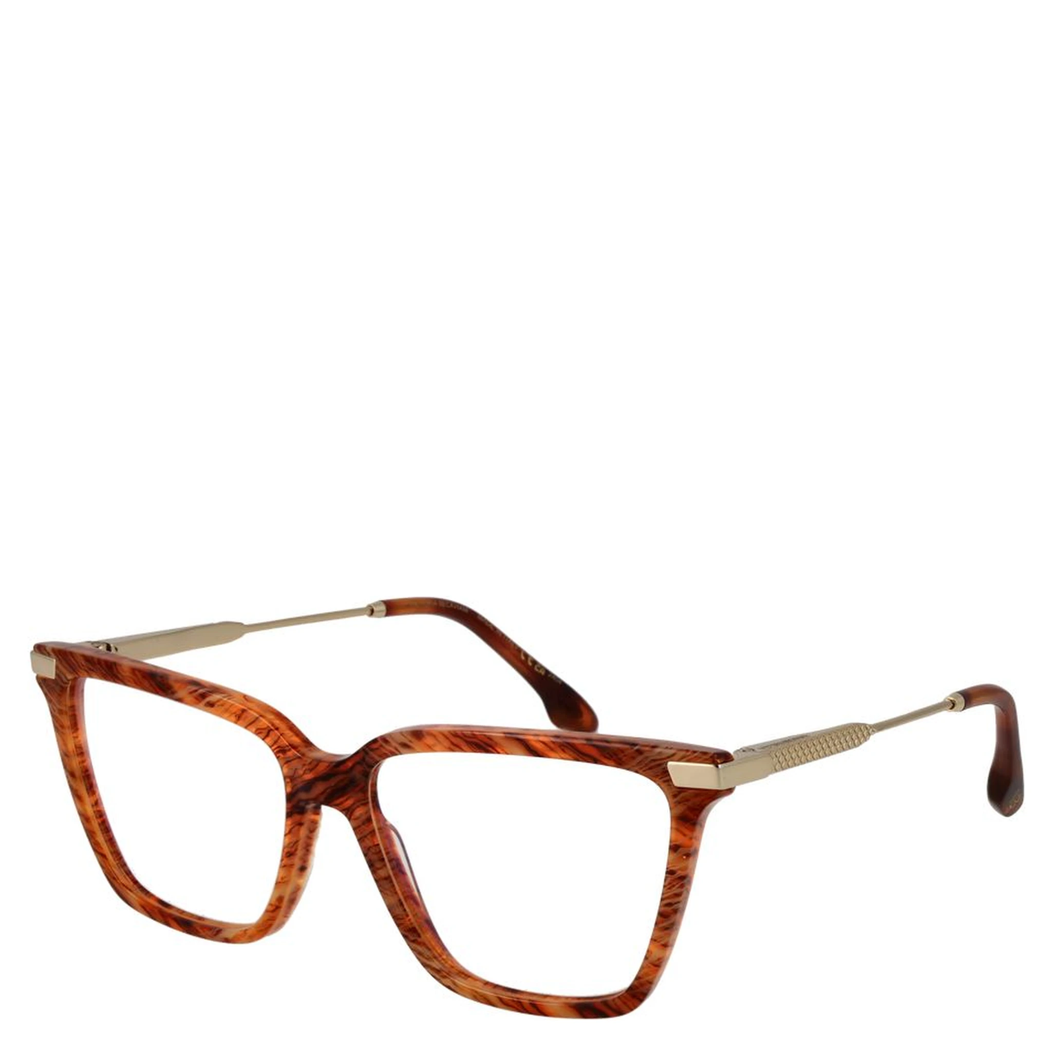 Orange Metal & Plastic Glasses (Frames)