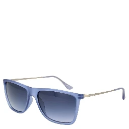 Blue Stainless Steel Sunglasses