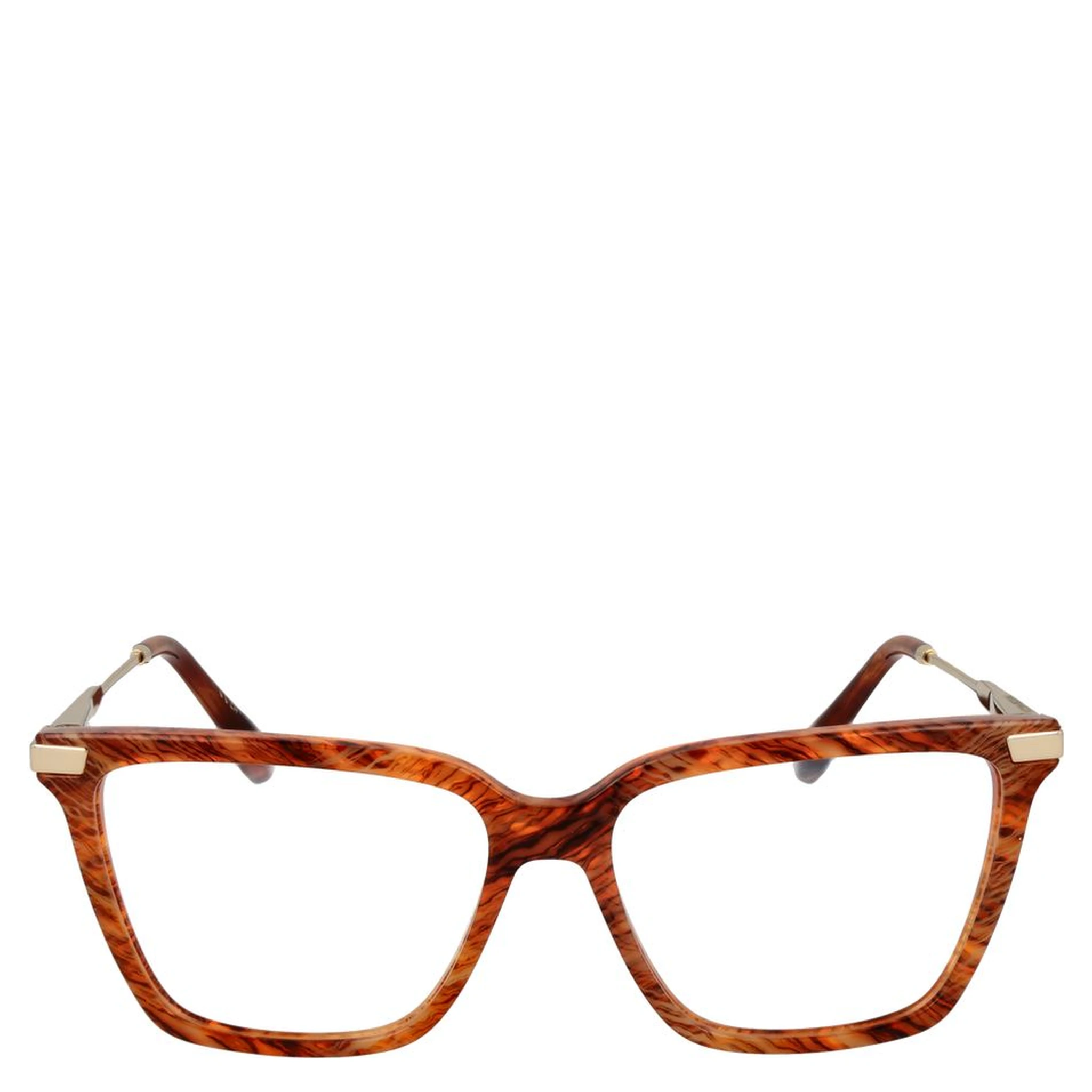 Orange Metal & Plastic Glasses (Frames)