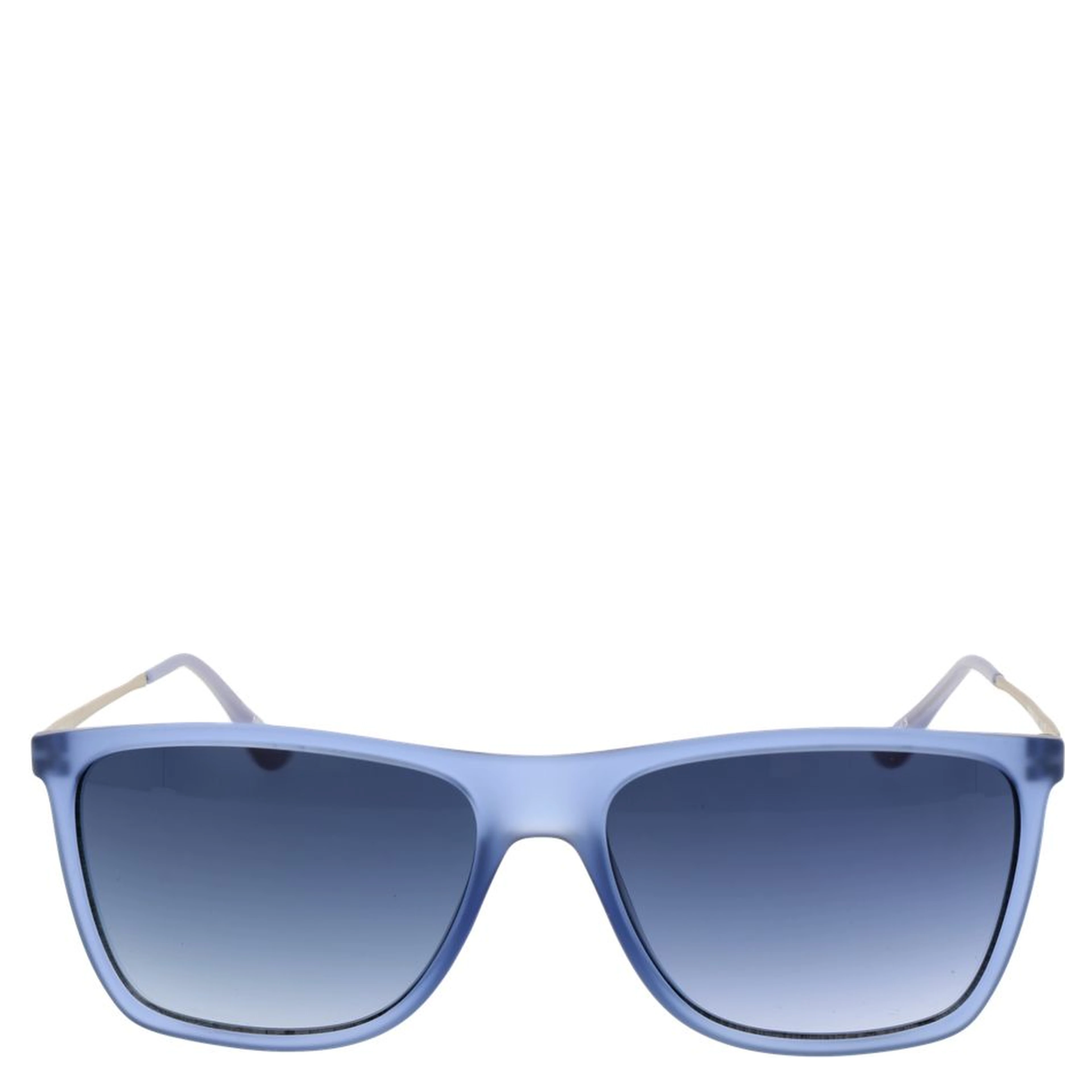 Blue Stainless Steel Sunglasses