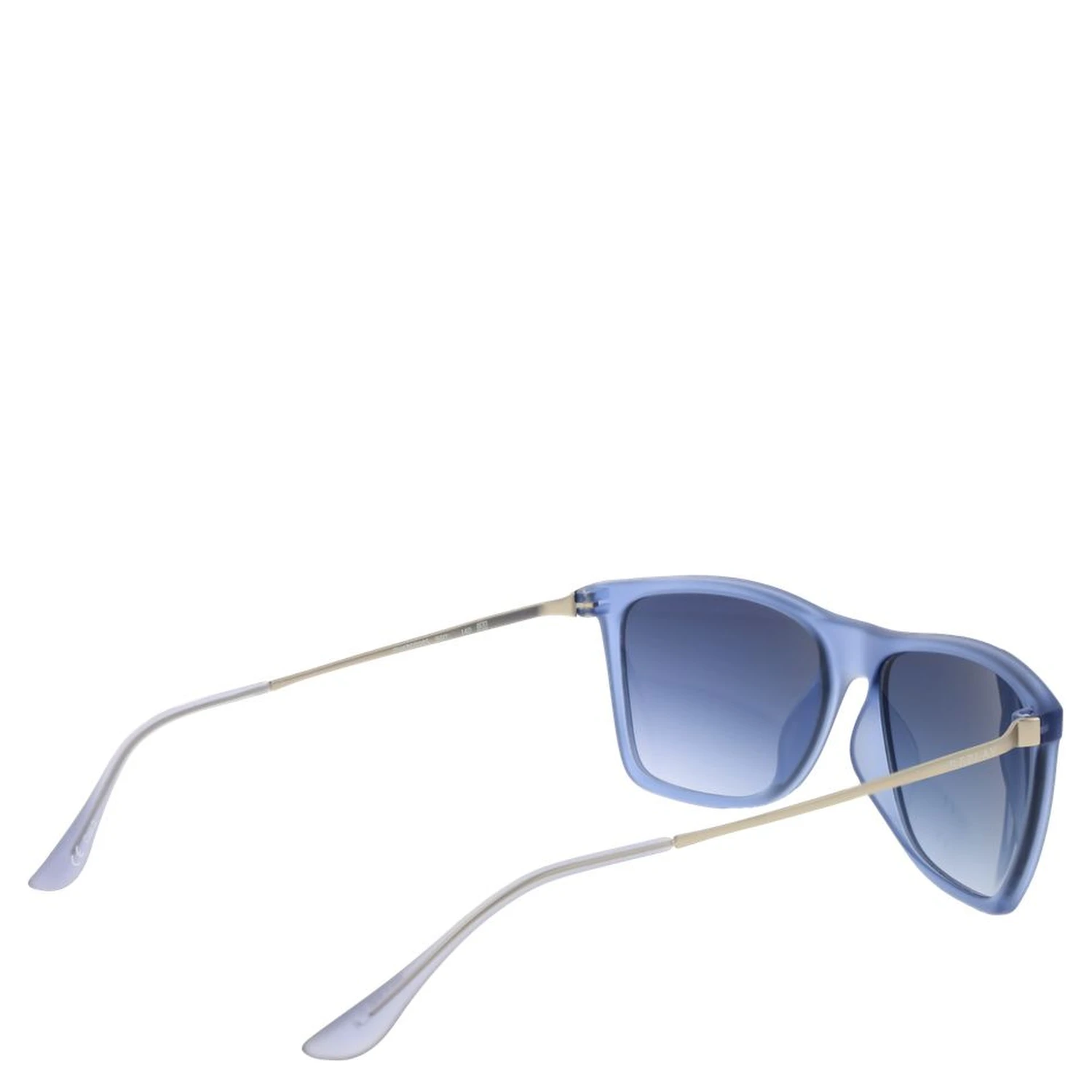 Blue Stainless Steel Sunglasses