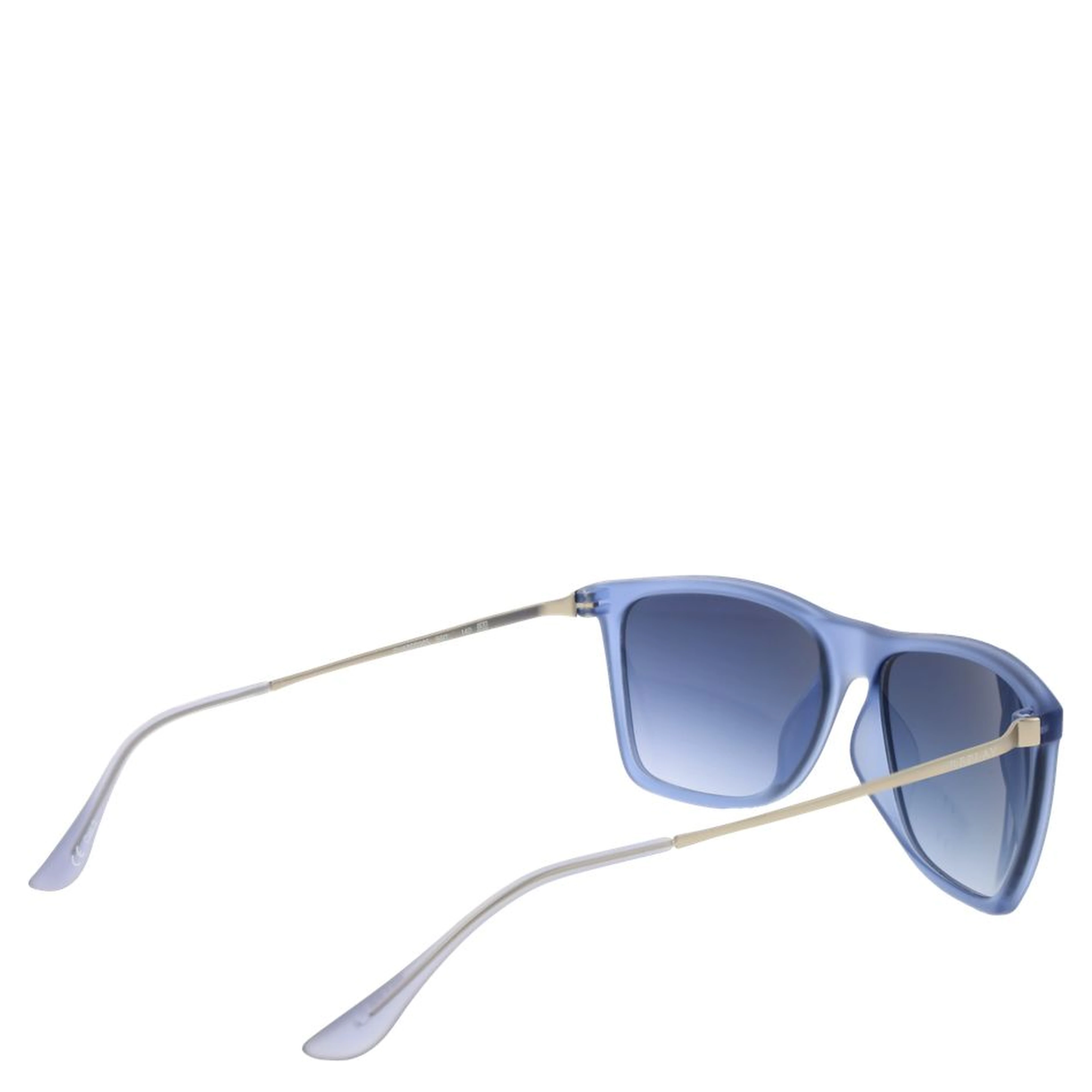 Blue Stainless Steel Sunglasses
