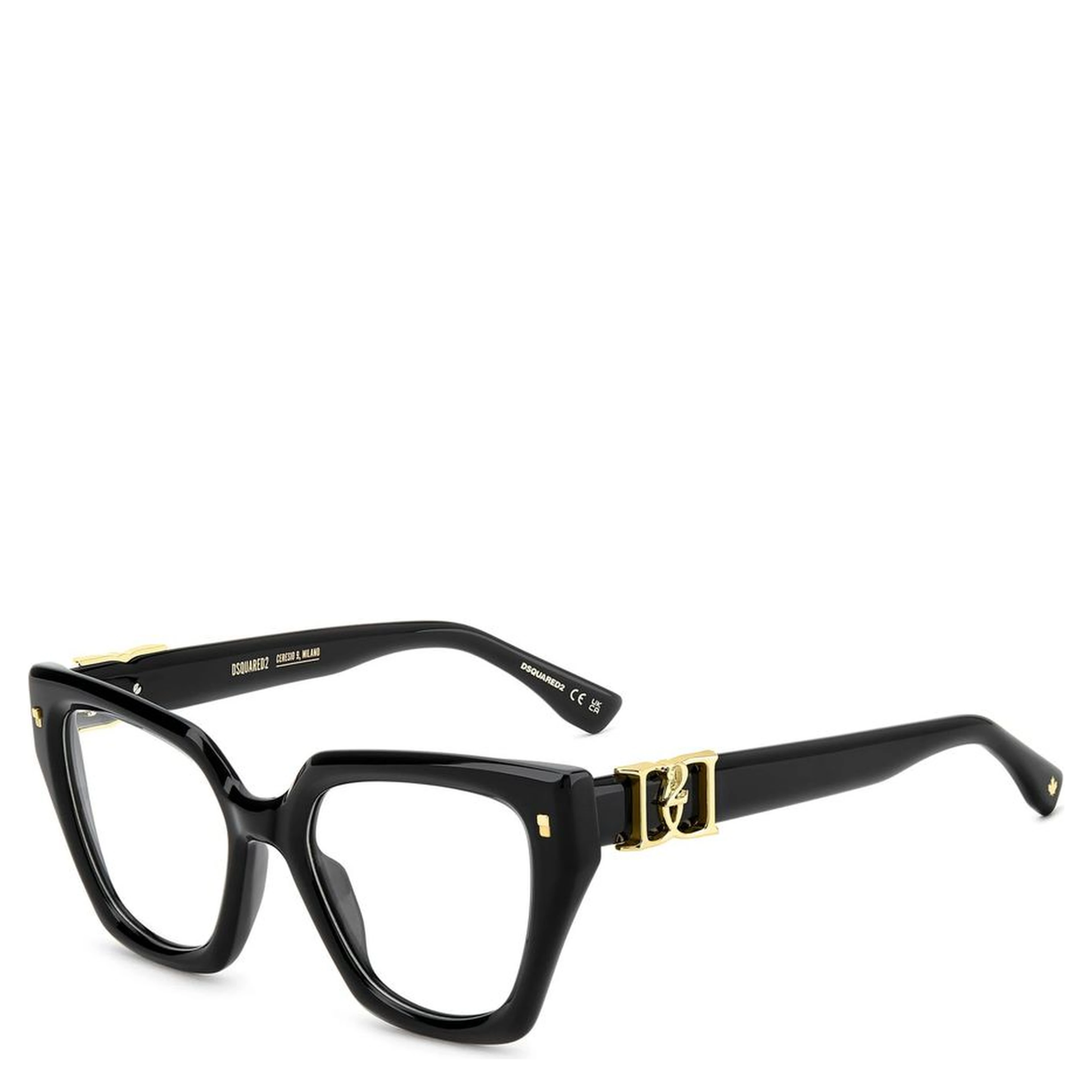 Black Acetate Glasses (Frames)