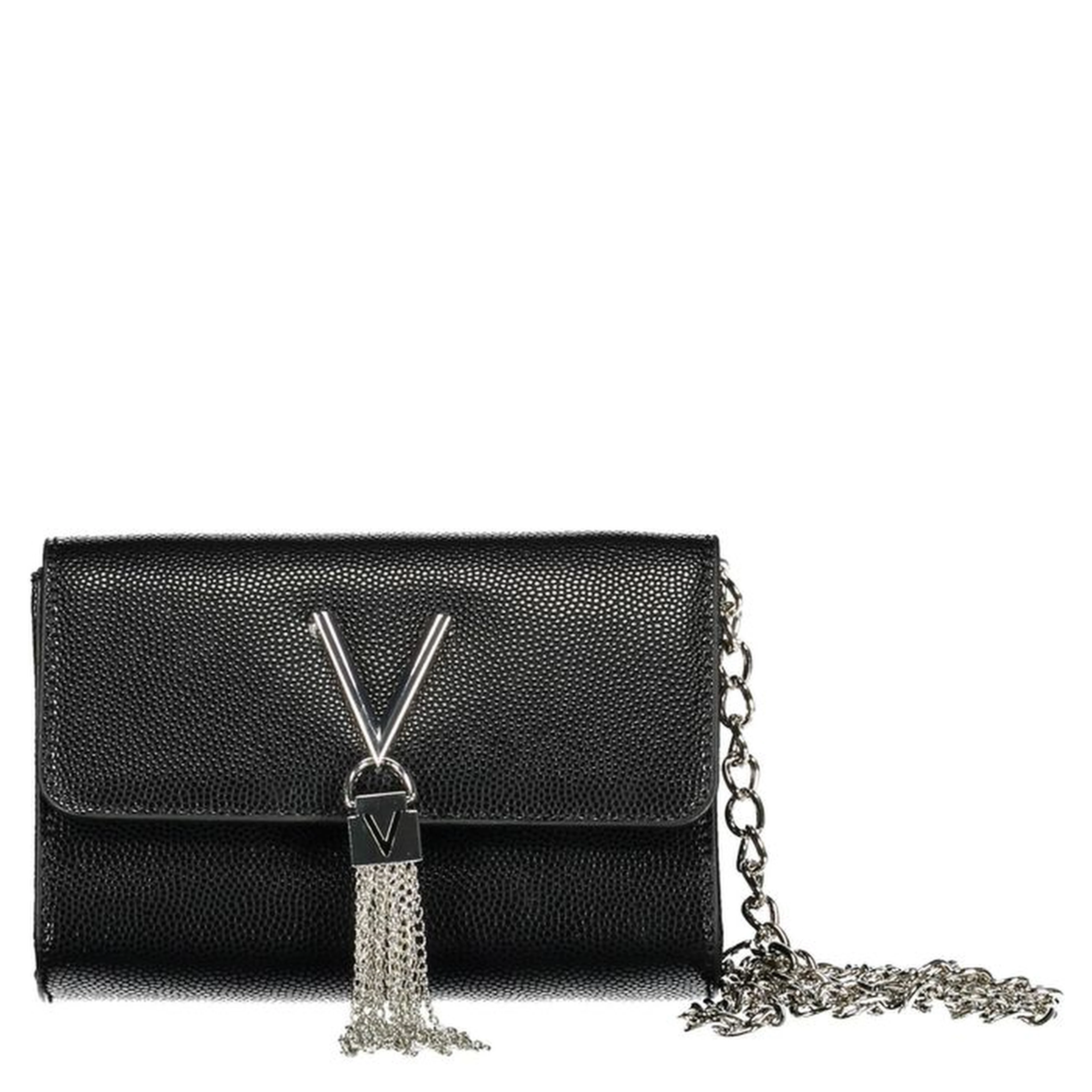 Black Polyurethane Women Handbag