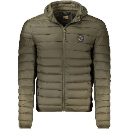 Green  Polyester Light Jacket