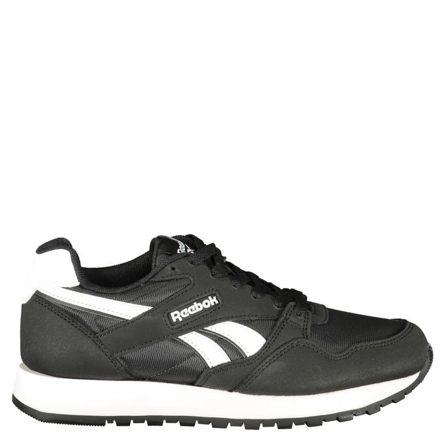 Black Polyester Womens Sneaker
