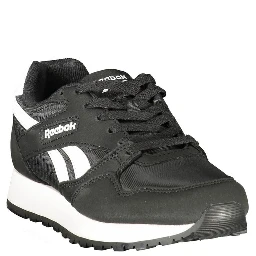 Black Polyester Womens Sneaker