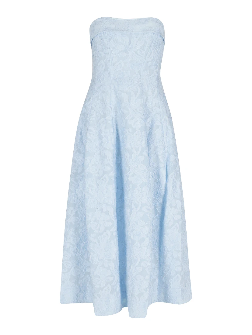 VALERIA JACQUARD MIDI DRESS