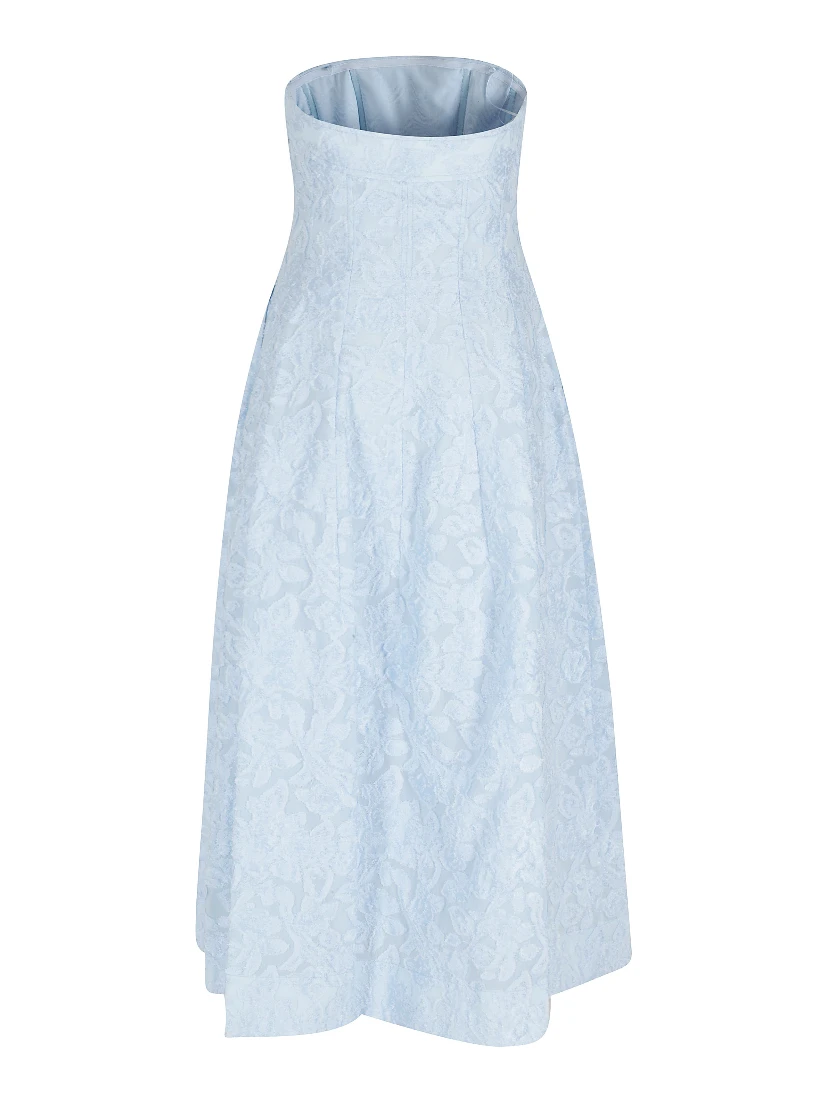 VALERIA JACQUARD MIDI DRESS