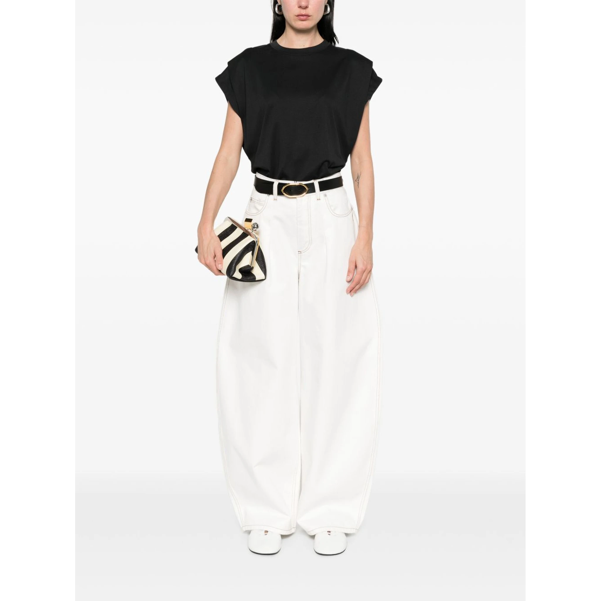 JACQUEMUS T-shirts and Polos Black
