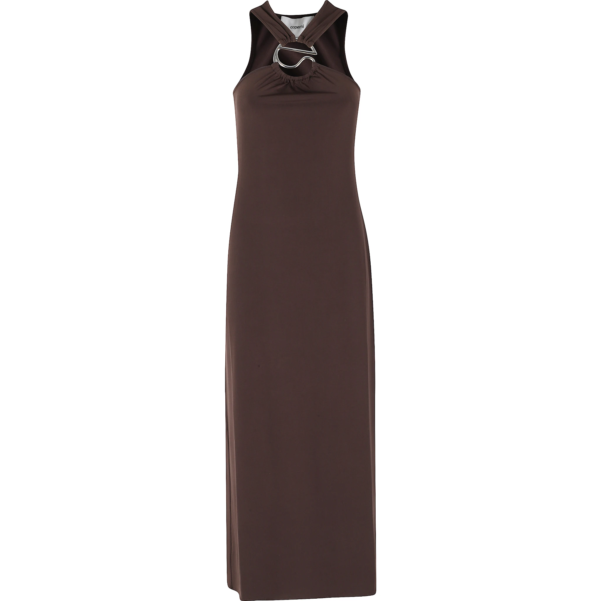 C LOGO CROSSED DRESS