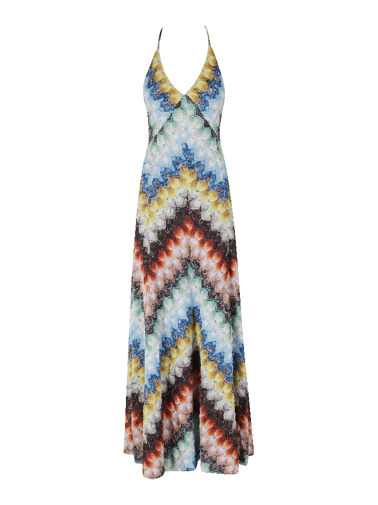 SLEVELESS LONG DRESS