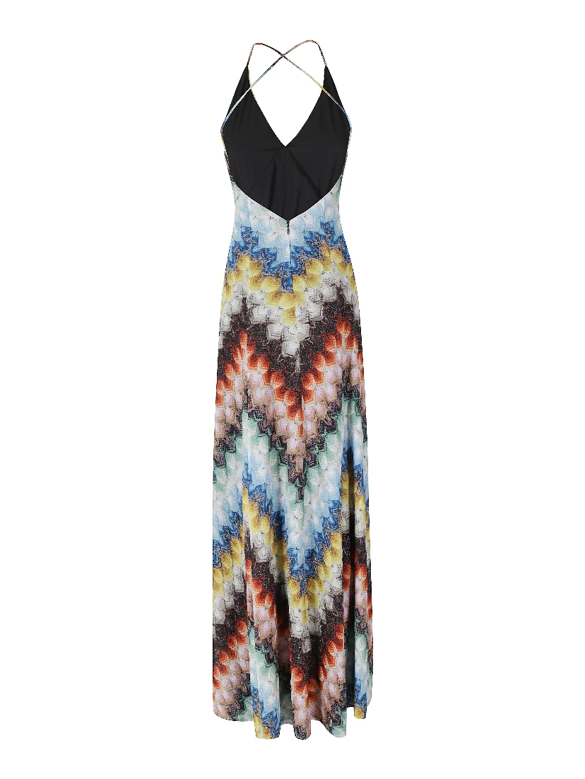 SLEVELESS LONG DRESS