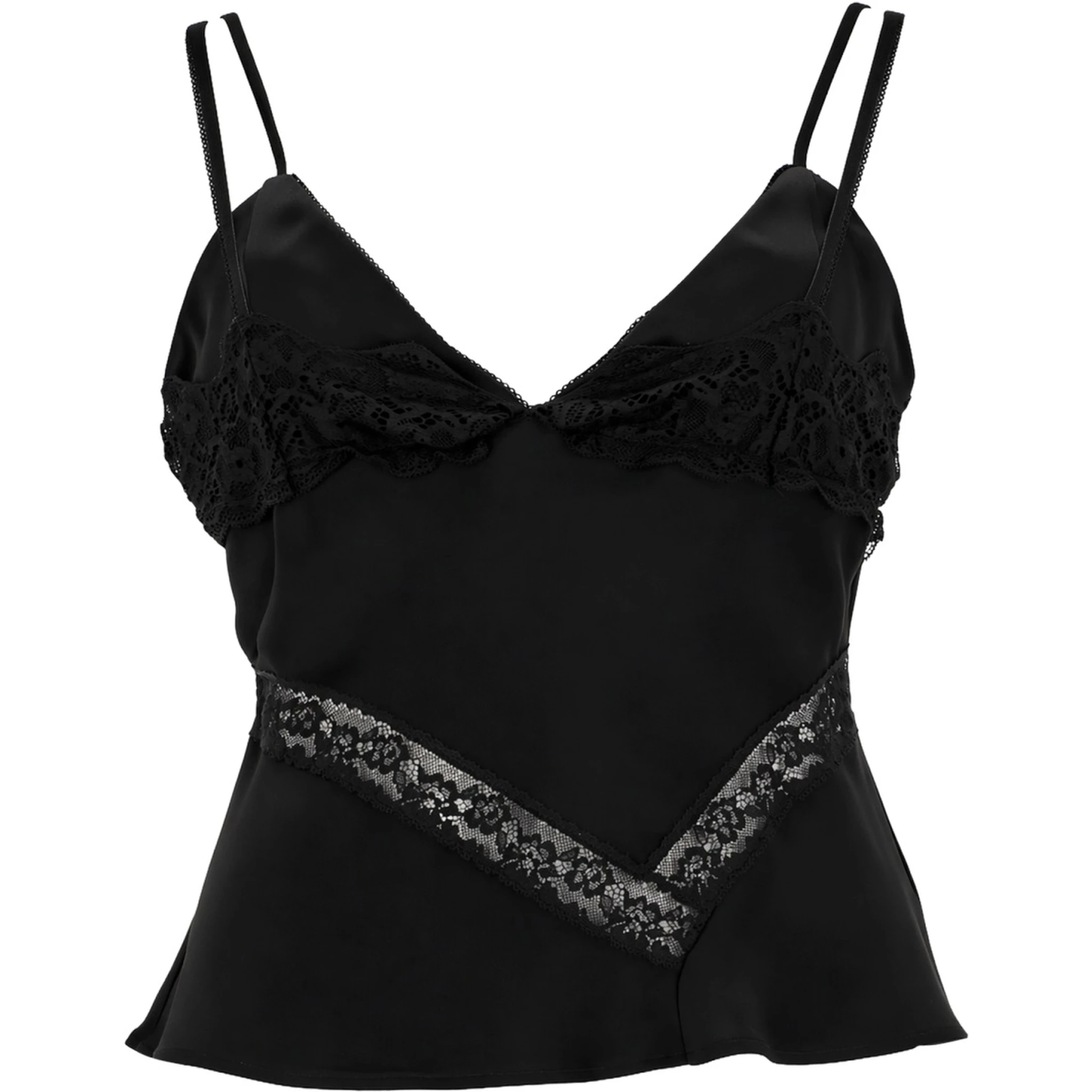 TOP CON DETTAGLI IN PIZZO