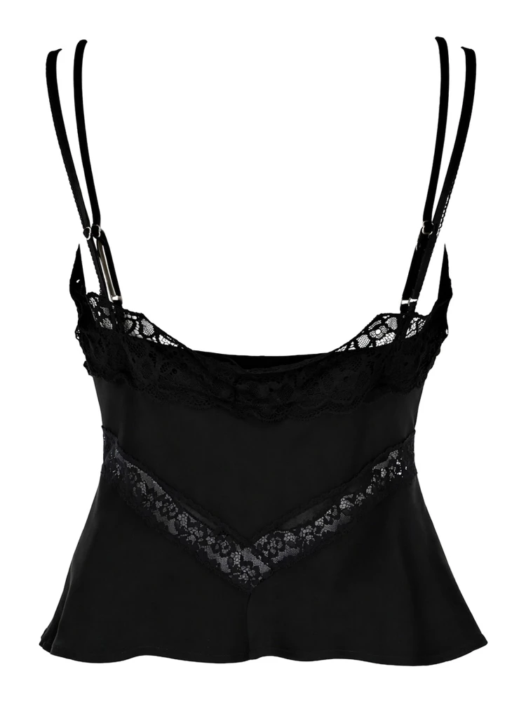 TOP CON DETTAGLI IN PIZZO alternative