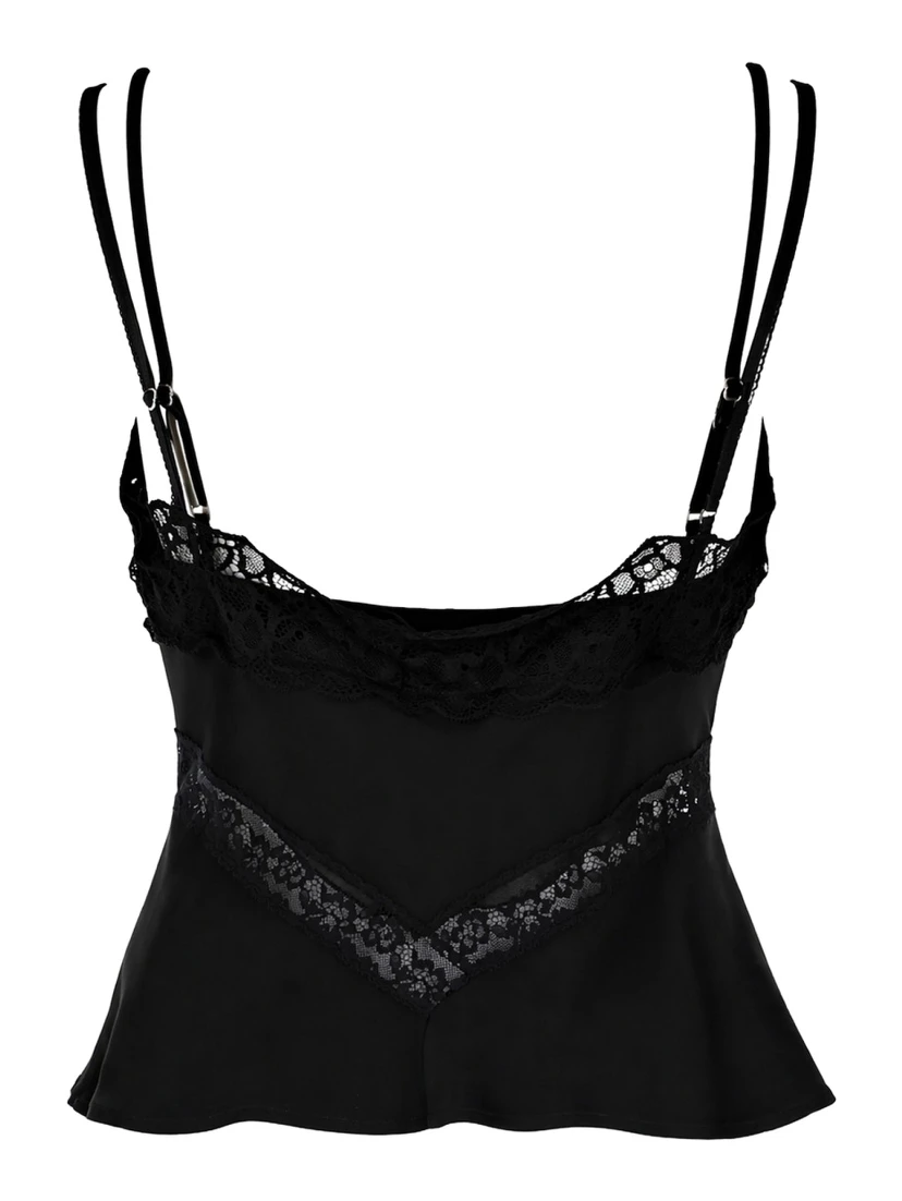 TOP CON DETTAGLI IN PIZZO