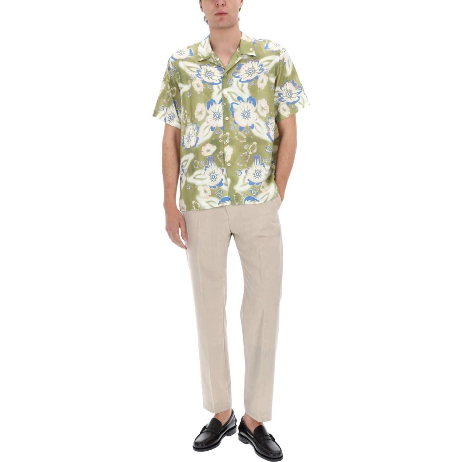 CAMICIA "CASUAL FIT" CON STAMPA