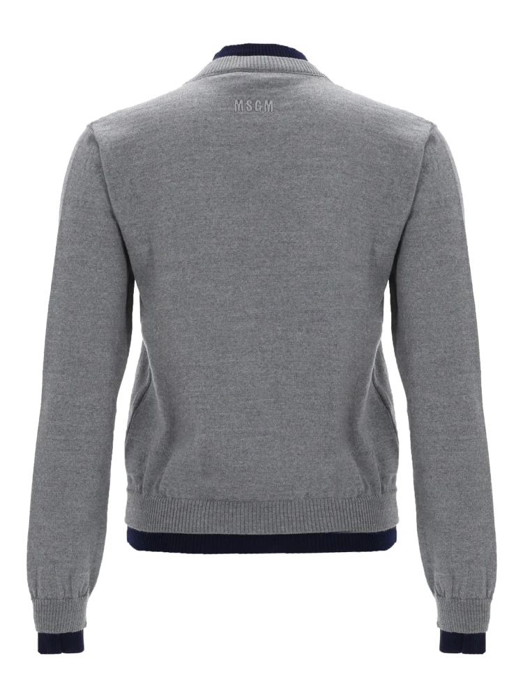 CARDIGAN CON DETTAGLIO DOPPIO BORDO alternative