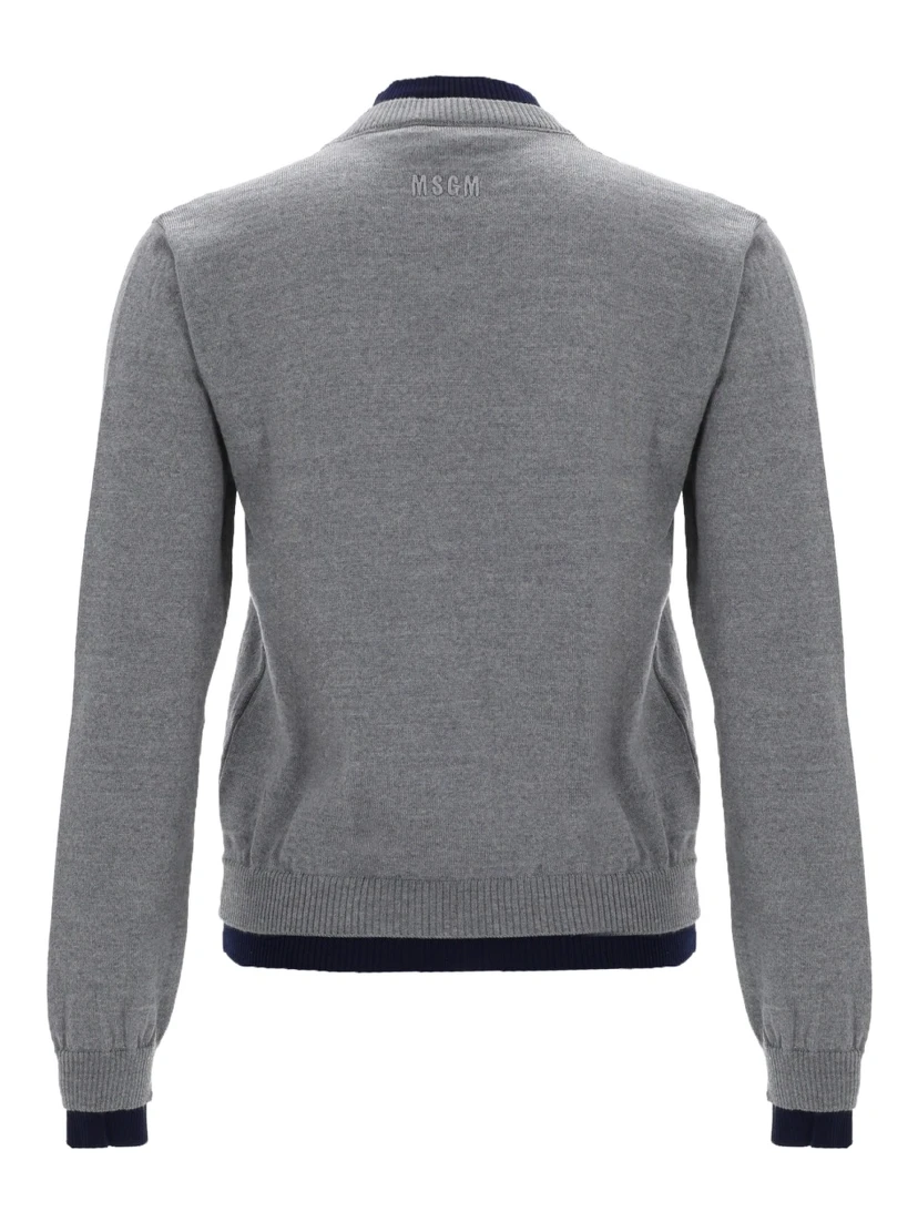 CARDIGAN CON DETTAGLIO DOPPIO BORDO