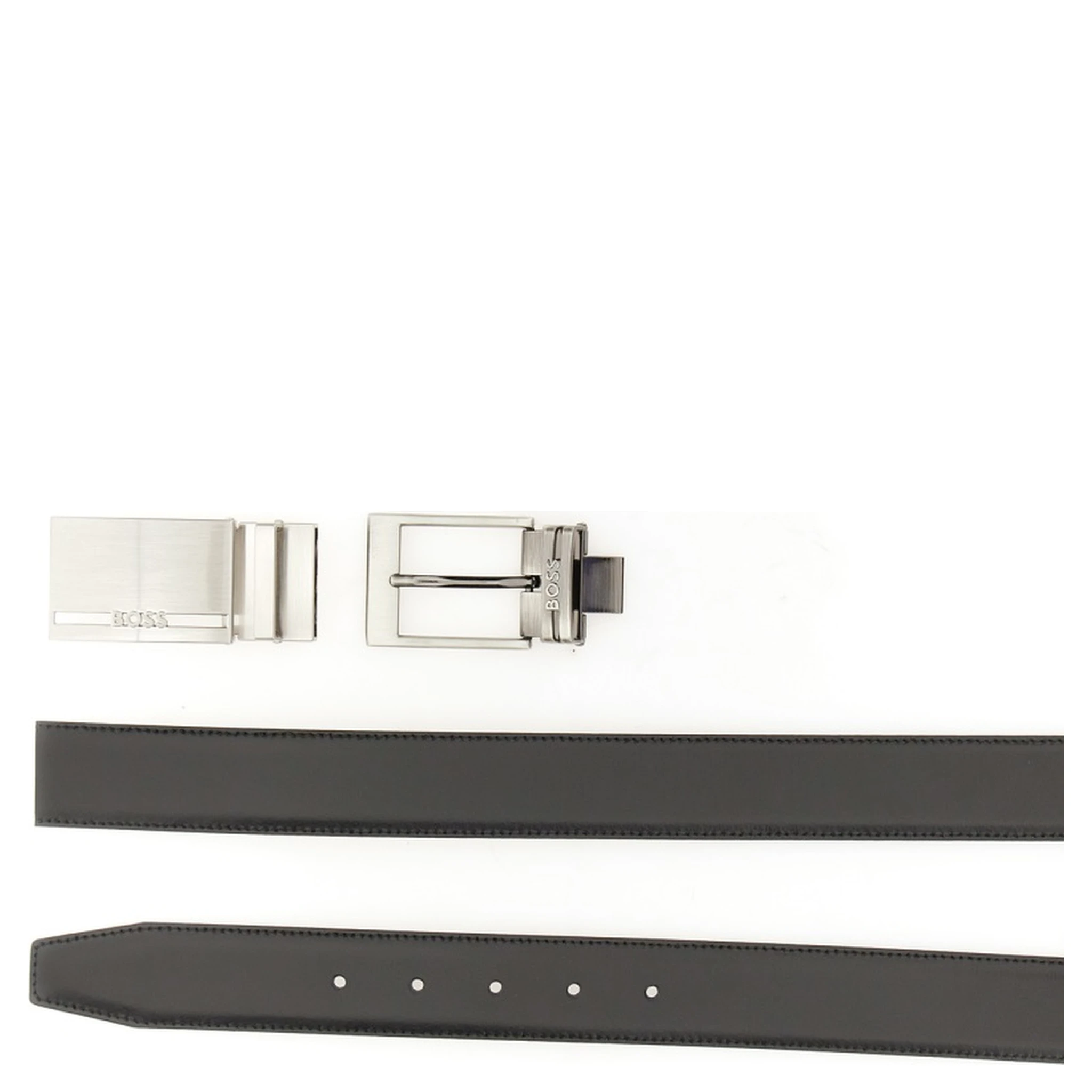 CINTURA IN PELLE CON FIBBIA