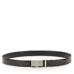 CINTURA IN PELLE CON FIBBIA