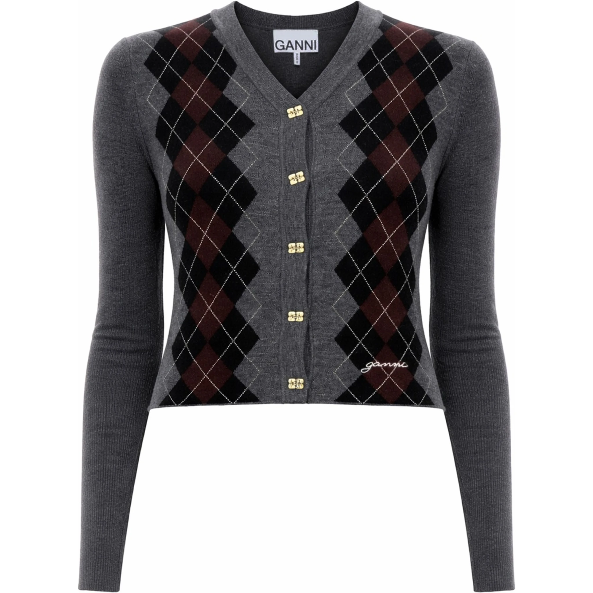 CARDIGAN IN LANA JACQUARD