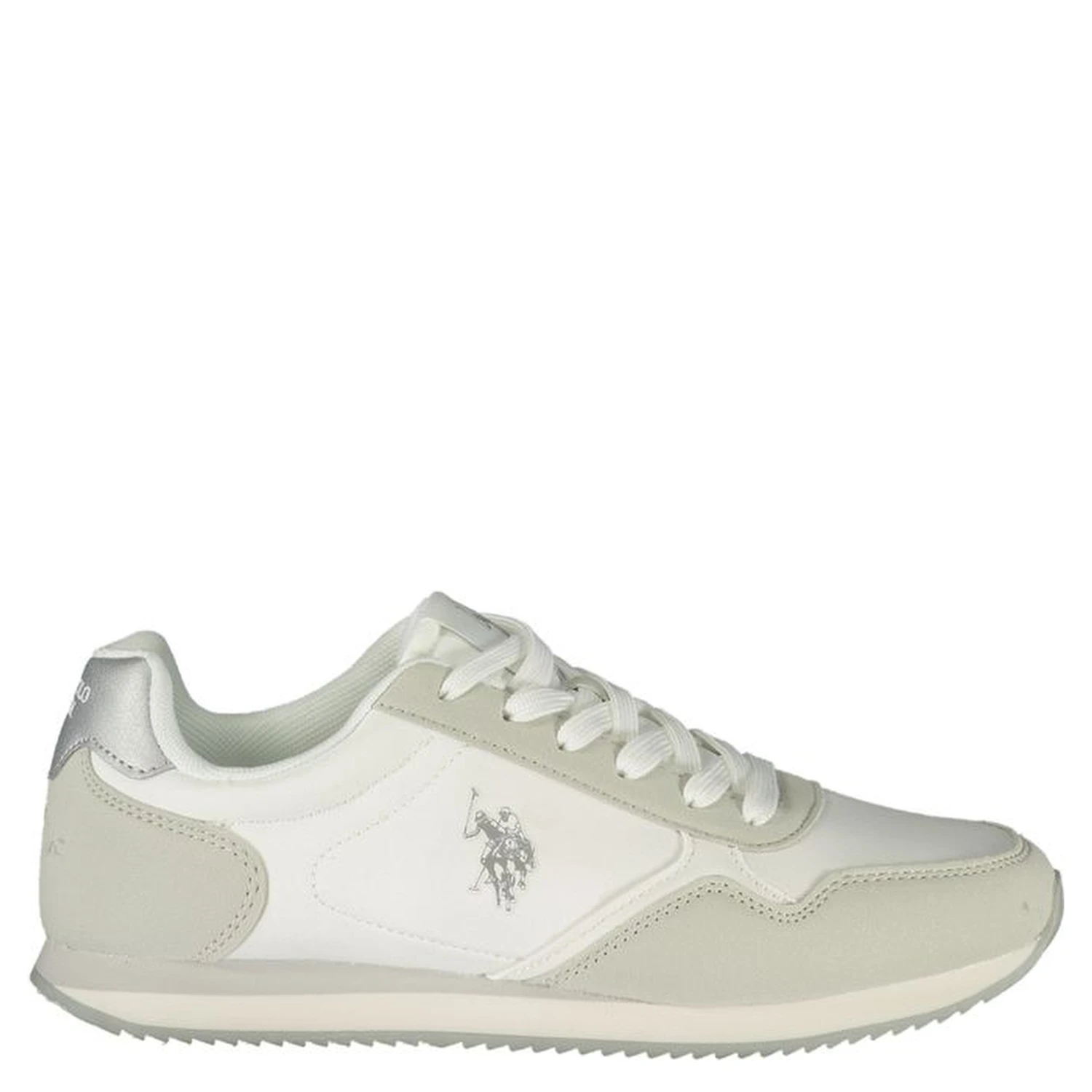 Blue Polyester Athletic Sneakers