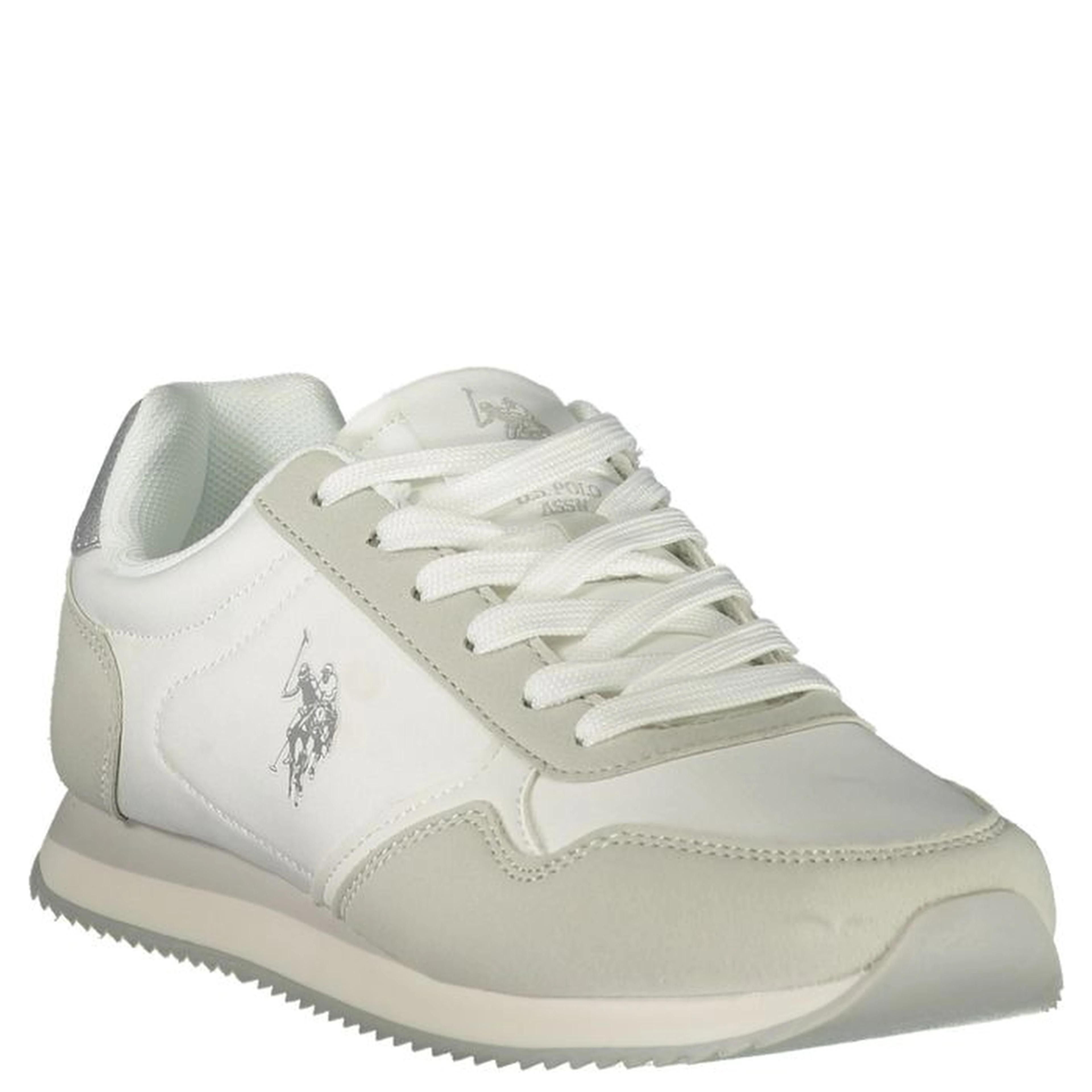 Blue Polyester Athletic Sneakers