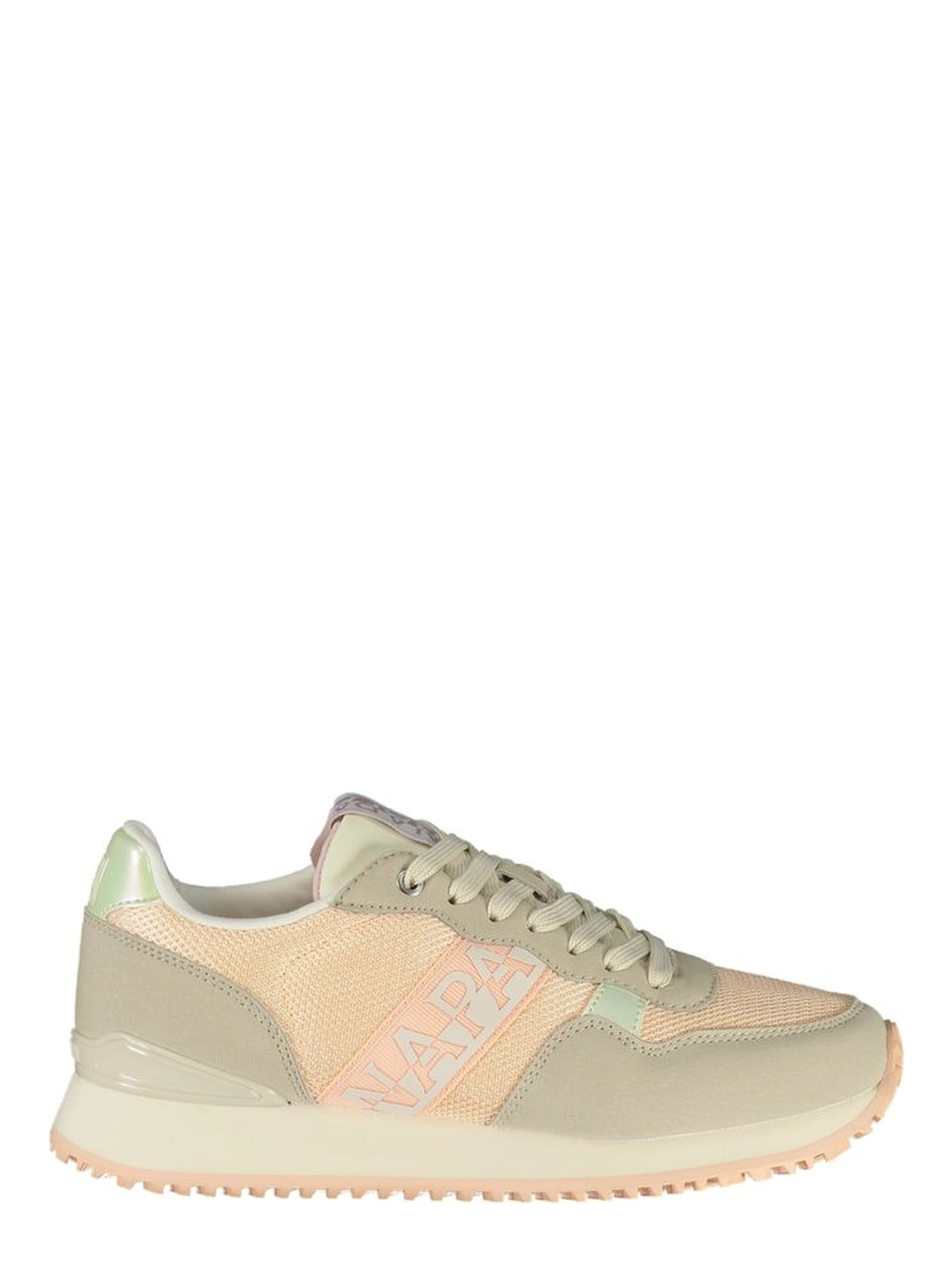 Pink Polyester Athletic Sneakers