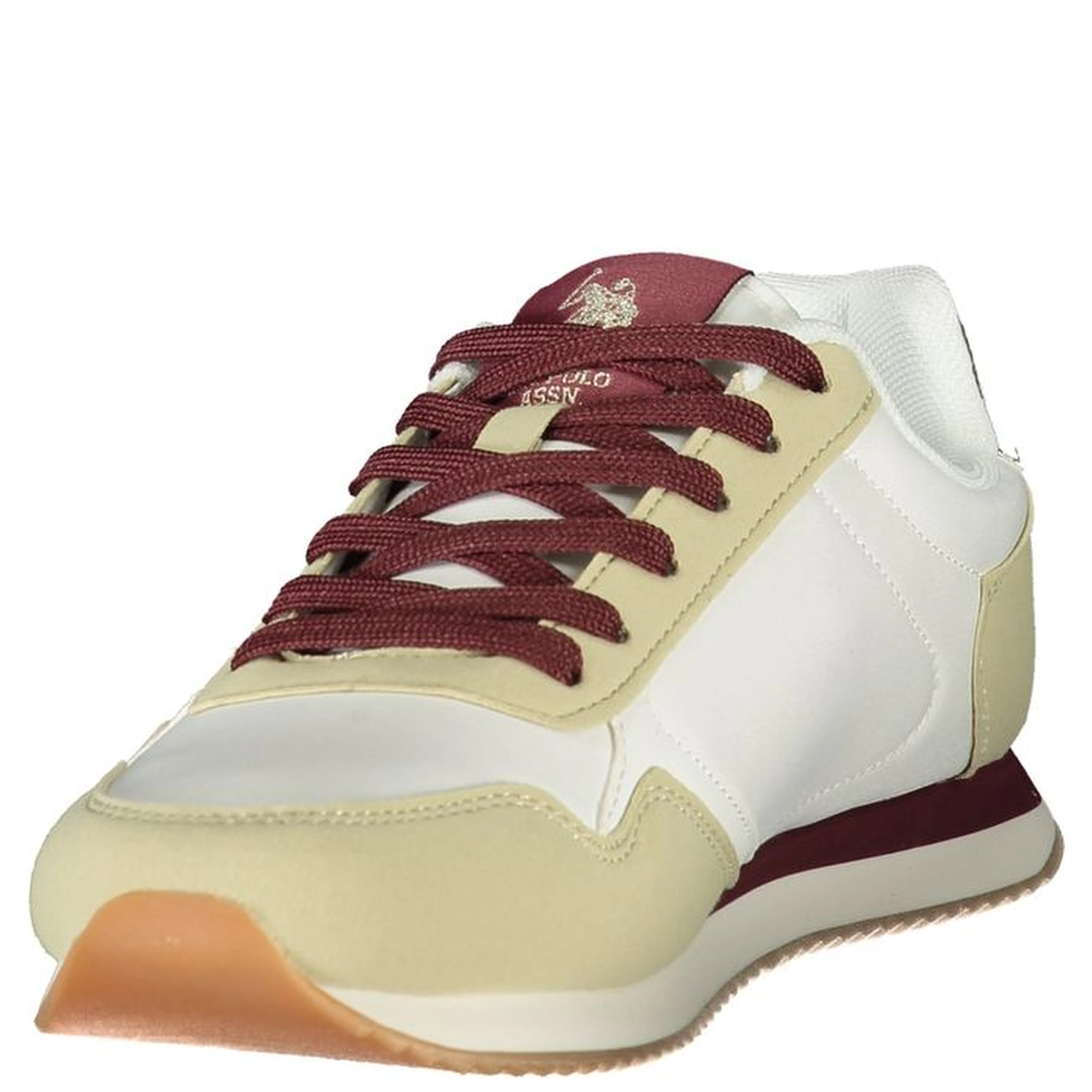Blue Polyester Athletic Sneakers