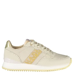 Pink Polyester Athletic Sneakers