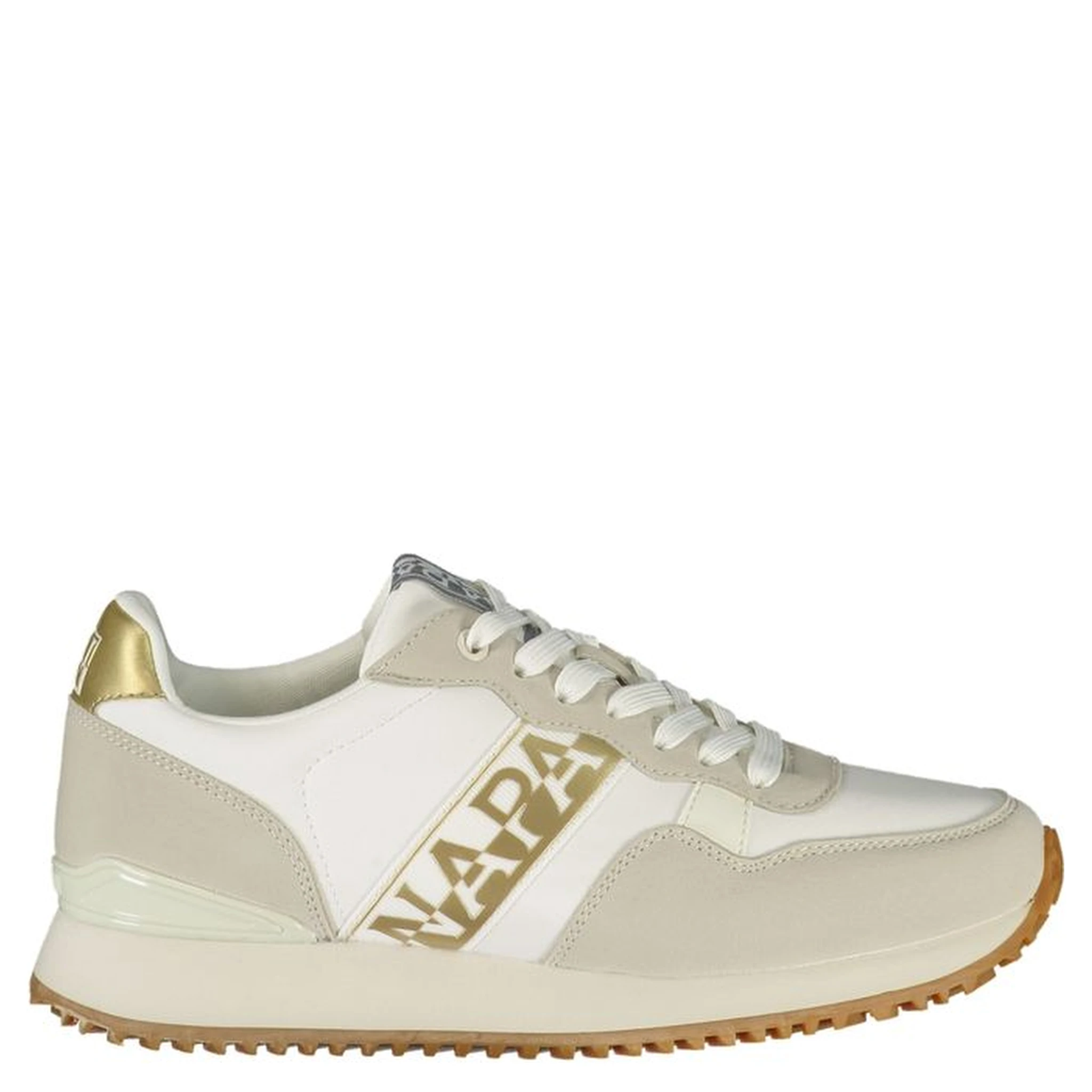 Blue Polyester Athletic Sneakers