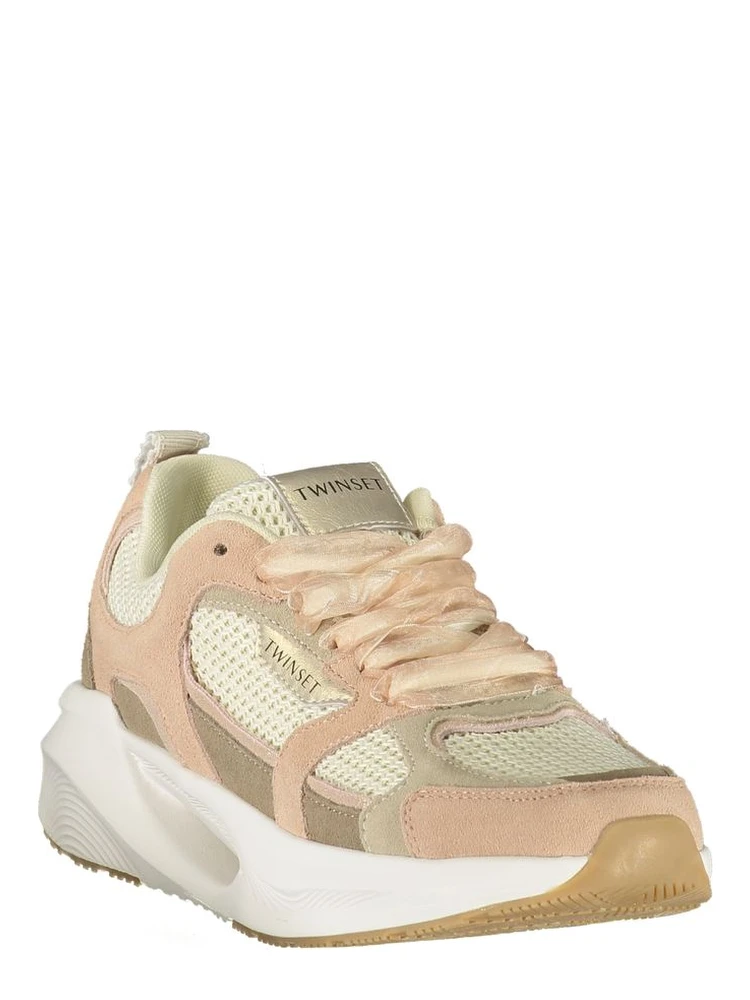 Pink Polyester Athletic Sneakers alternative