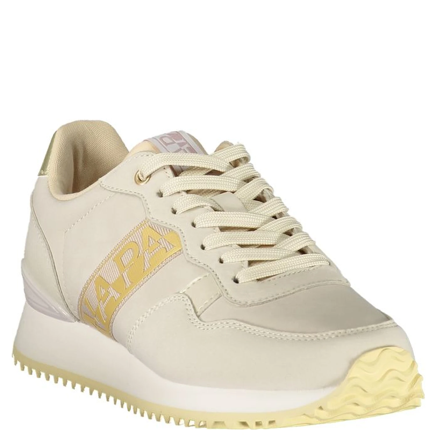 Pink Polyester Athletic Sneakers